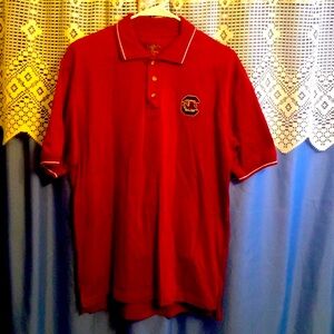 Russell Athletic Deep Red Polo Shirt